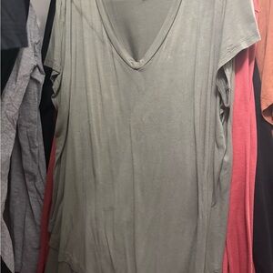 Latched Mama Gray Short Sleeve Relaxed nursing T-Shirt